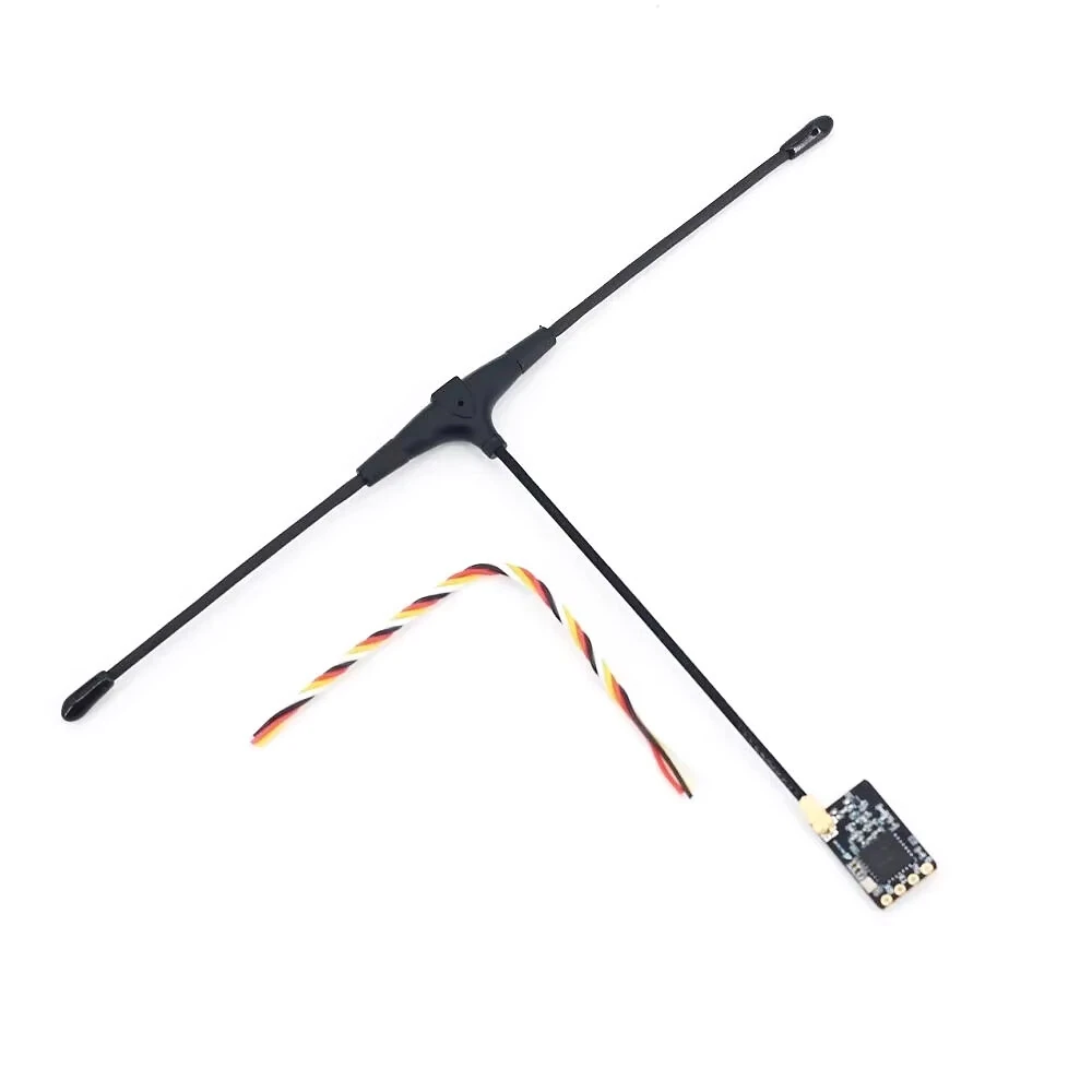 BAYCKRC ExpressLRS ELRS 2.4GHz/915MHz Nano Receiver T Type Antenna for FPV Racer Drone