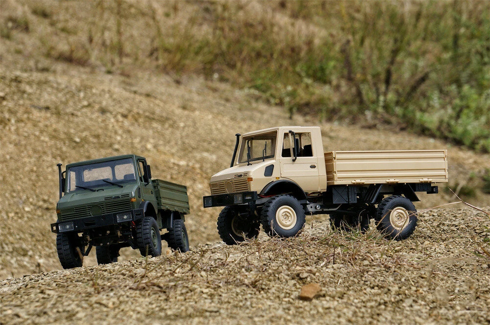 LDRC LD-P06 1/12 2.4G 4WD RC Car Unimog 435 U1300RC w/ LED Light Military Climbing Truck Full Proportional Vehicles Models Toys - Image 7