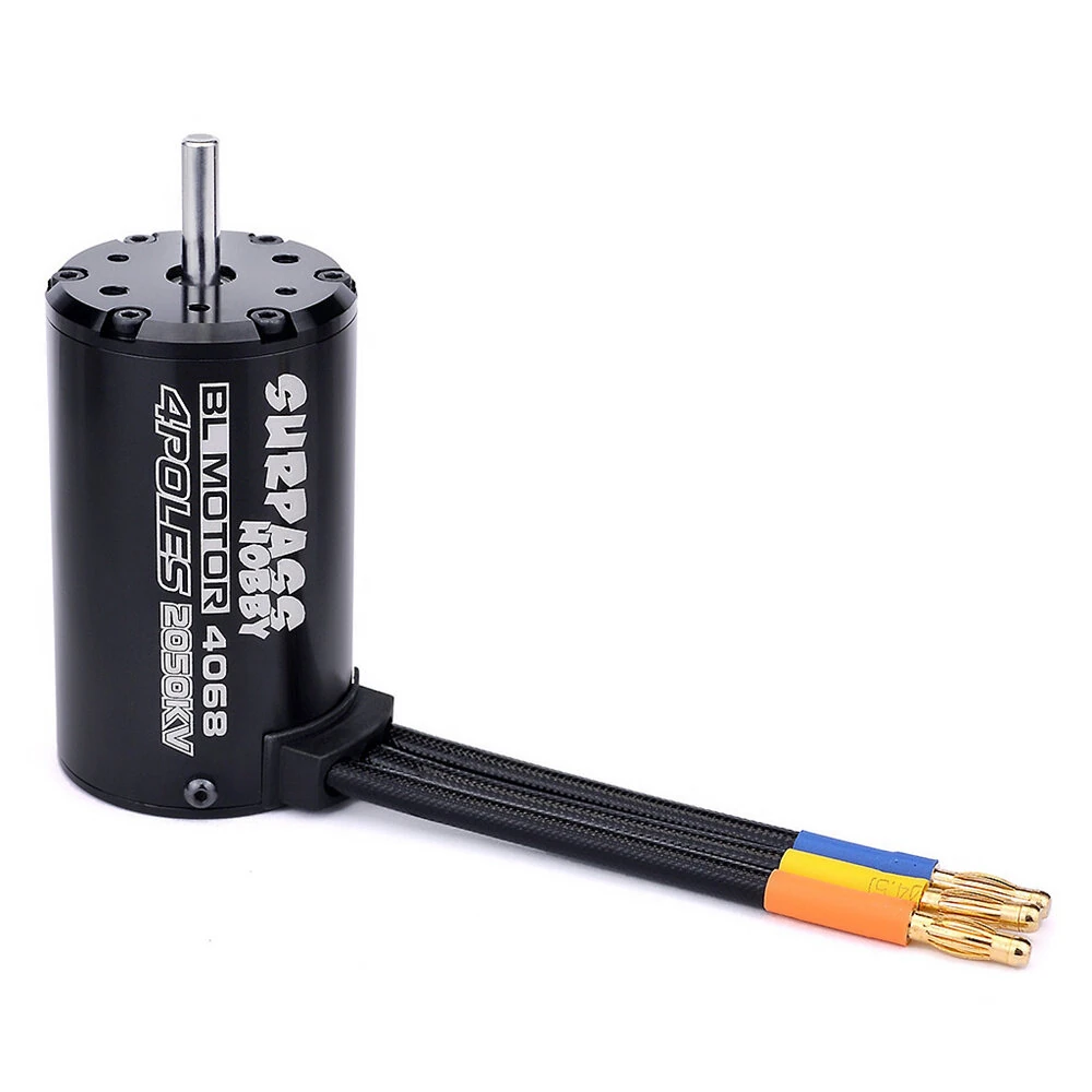 Surpass Hobby 4068 Brushless Waterproof Sensorless Motor 2050KV 120A ESC For 1/8 Cars RC Car Parts - Image 3