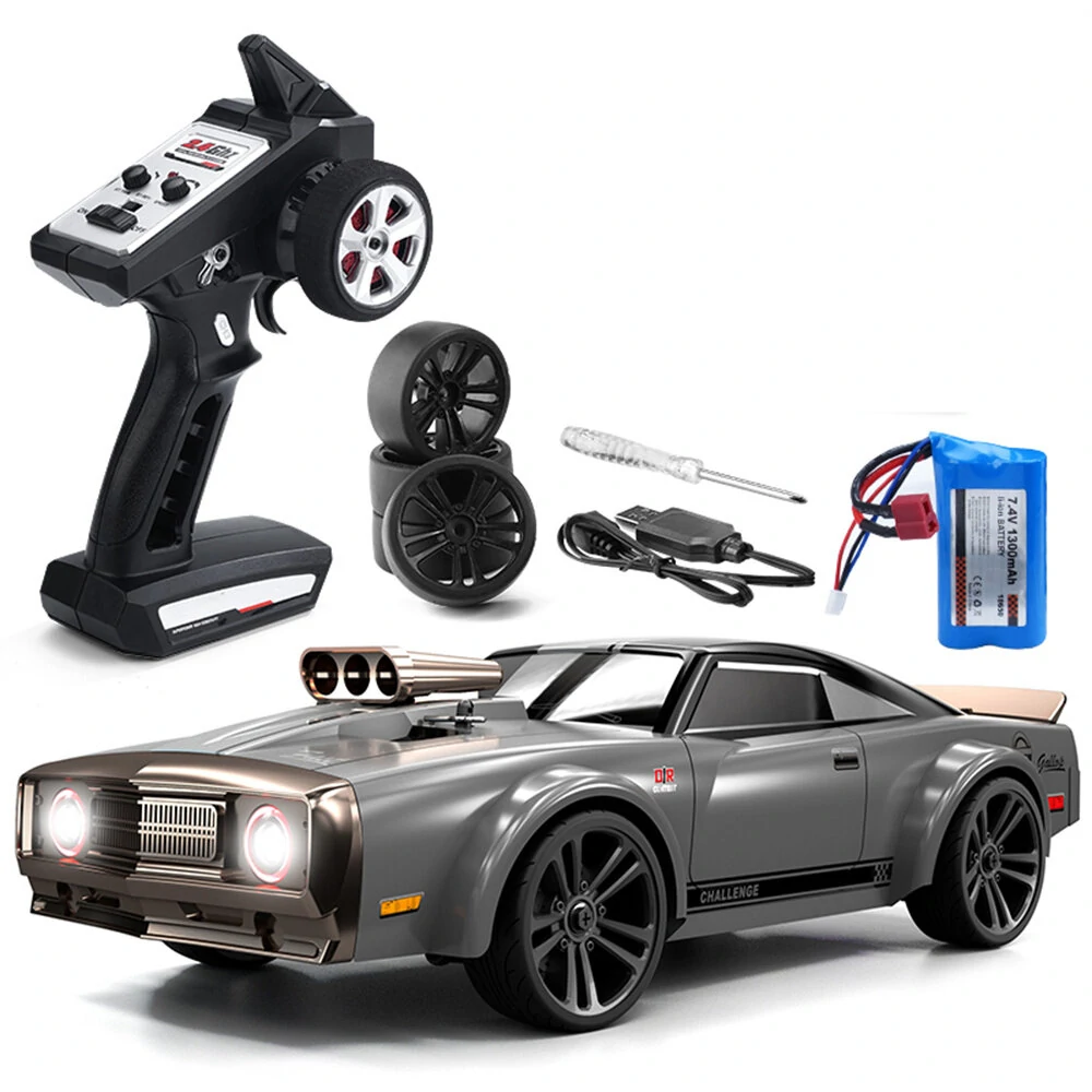 JJRC Q142 RTR 1/14 2.4G 4WD Drift RC Car Retro LED Light High Speed Full Proportional Flat On-Road Classic Vehicles Models Toys - Image 3