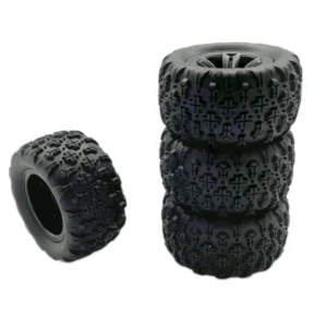 4PCS Upgraded Tires Wheels for Wltoys 144010 MJX 16208 16209 16210 SCY MNRC MN128 1/12 1/14 1/16 Monster Truck RC Cars Vehicles Models Spare Parts
