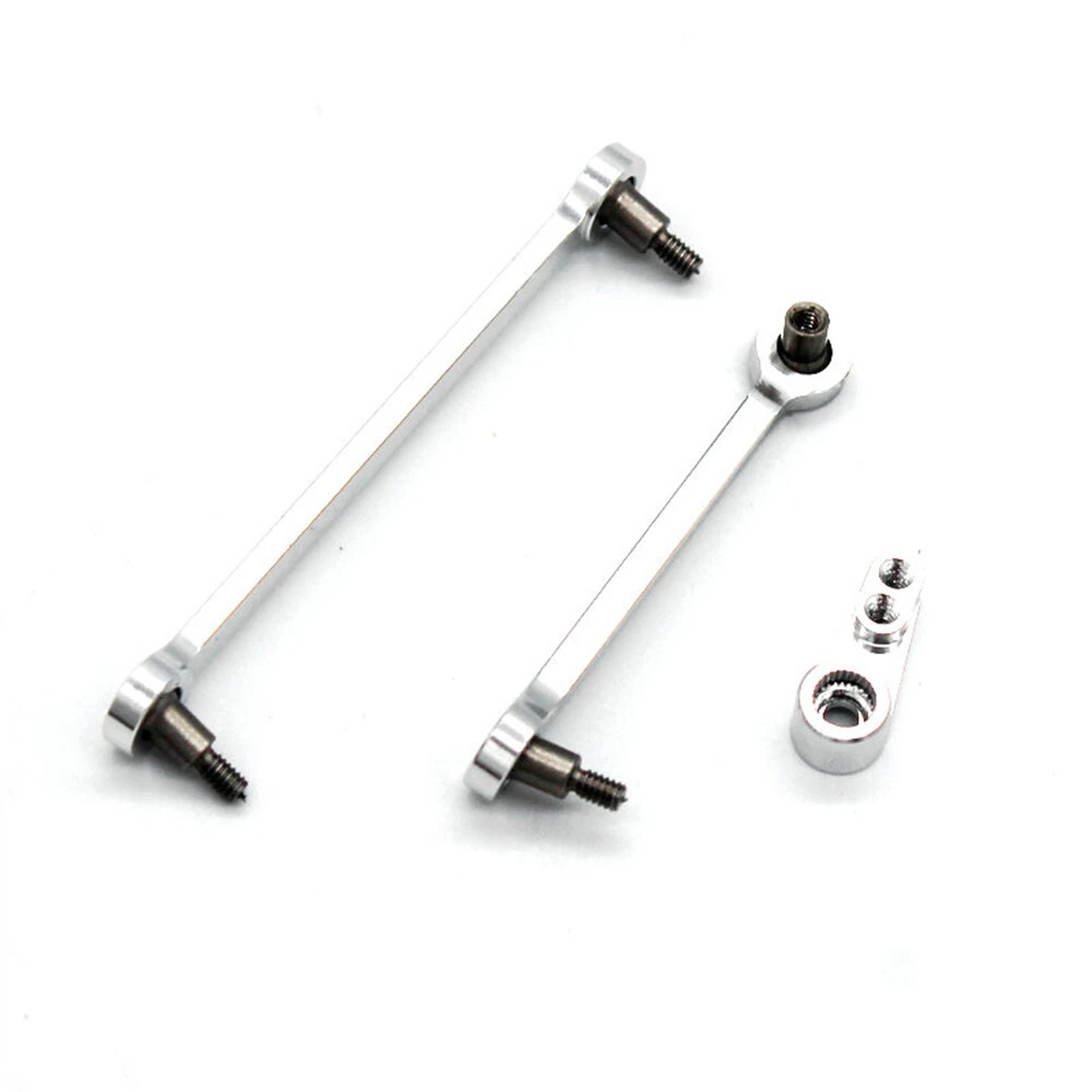 2PCS Upgraded Metal Steering Linkage Rod Servo Arm for Wltoys 284131 284010 284161 K989 K969 1/28 RC Cars Vehicles Models Parts - Image 2