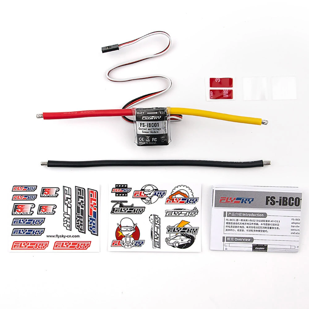 FlySky FS-iBC01 AFHDS 3 Receiver Current and Voltage Sensor Enhanced Version for RC Airplane Car Boat - Image 3