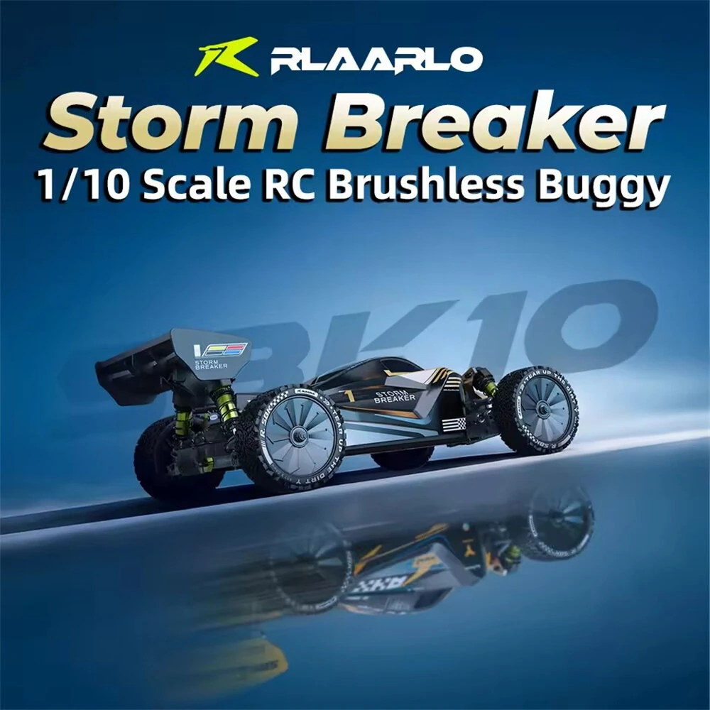 Rlaarlo Storm for Breaker SBK10 RTR 1/10 2.4G 4WD 80km/h 3S Brushless RC Car Off-Road Truck CNC Aluminum Chassis Oil Shocks Central Diff Drive Racing Vehicles Models Toys Metal Carbon Fiber Version - Image 8