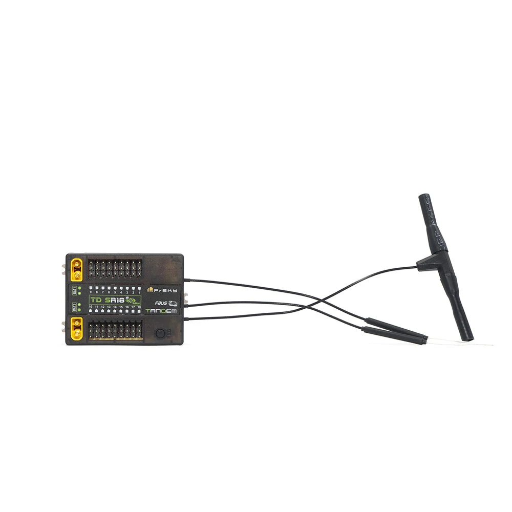 FrSky Tandem TD Series TD SR18 2.4GHz/900MHz 18CH Dual-Band Long Range RC Receiver With Triple Antenna for FPV RC Racer Drone - Image 2