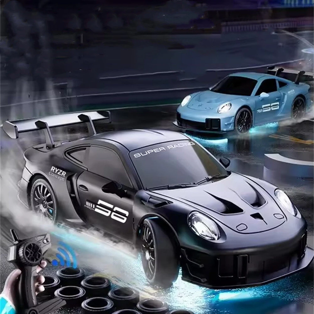 2502A RTR 1/20 2.4G 4WD Drift RC Car Mini LED Light Remote Control High Speed On-Road Racing Vehicle Model Boys Gifts Toys