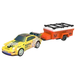 TRASPED HG4-427 RTR 1/64 2.4G RWD Mini Alloy Drift RC Car Colorful LED Light Support App Remote Control Three Speed Vehicles Models Pocket Toys Desktop Collection Gift For Boys