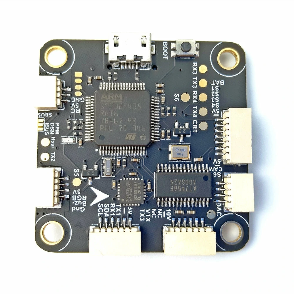 30.5x30.5mm DarwinFPV Betaflight F4 OSD Flight Controller with 10V 4.5V 3.3V BEC and 50A BL_S 2-6S 4IN1 ESC Stack for Darwin129 FPV Racing Drone - Image 2