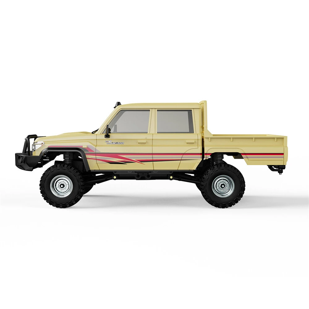UDIRC UCX1801 PRO RTR 1/18 2.4G 4WD Brushless FOC RC Car for TOYOTA Land Cruiser LC79 Rock Crawler Tank Turn Off-Road Climbing Truck LED Light Two Speed Reverse Gearbox Mechanical Shift Oil Filled Shocks Mirco Vehicles Models Toys - Image 2