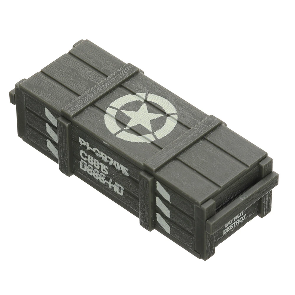 JJRC C8815 1/10 Willys Military Truck RC Car Parts Oil Drum Small Large Cartridges Box Vehicles Models Spare Decoration DIY Accessories - Image 8