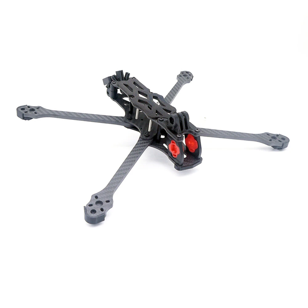 TEOSAW APEX EVO X5/ X5 MAX 5 Inch / X6 /X6 MAX 6 Inch / X7/ X7 MAX 7 Inch X Frame Kit Compatible with DJI O4 Pro FPV Racing Drones - Image 5