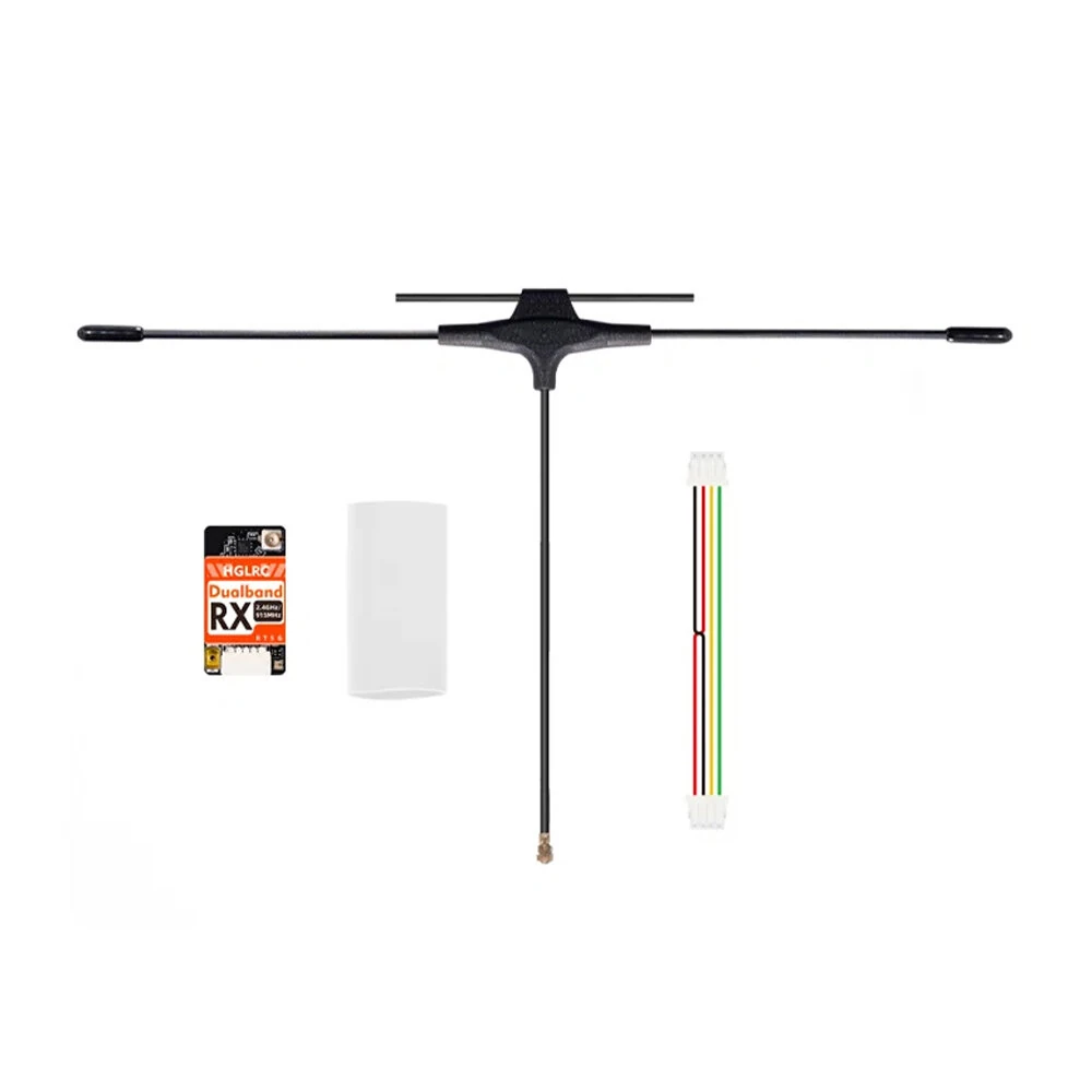 HGLRC Dualband RX Dual-Band 2.4GHz/915MHz Single/Dual Antenna IPEX 1 T-type Antenna True Diversity Gemini Receiver FPV Racer Drone - Image 7