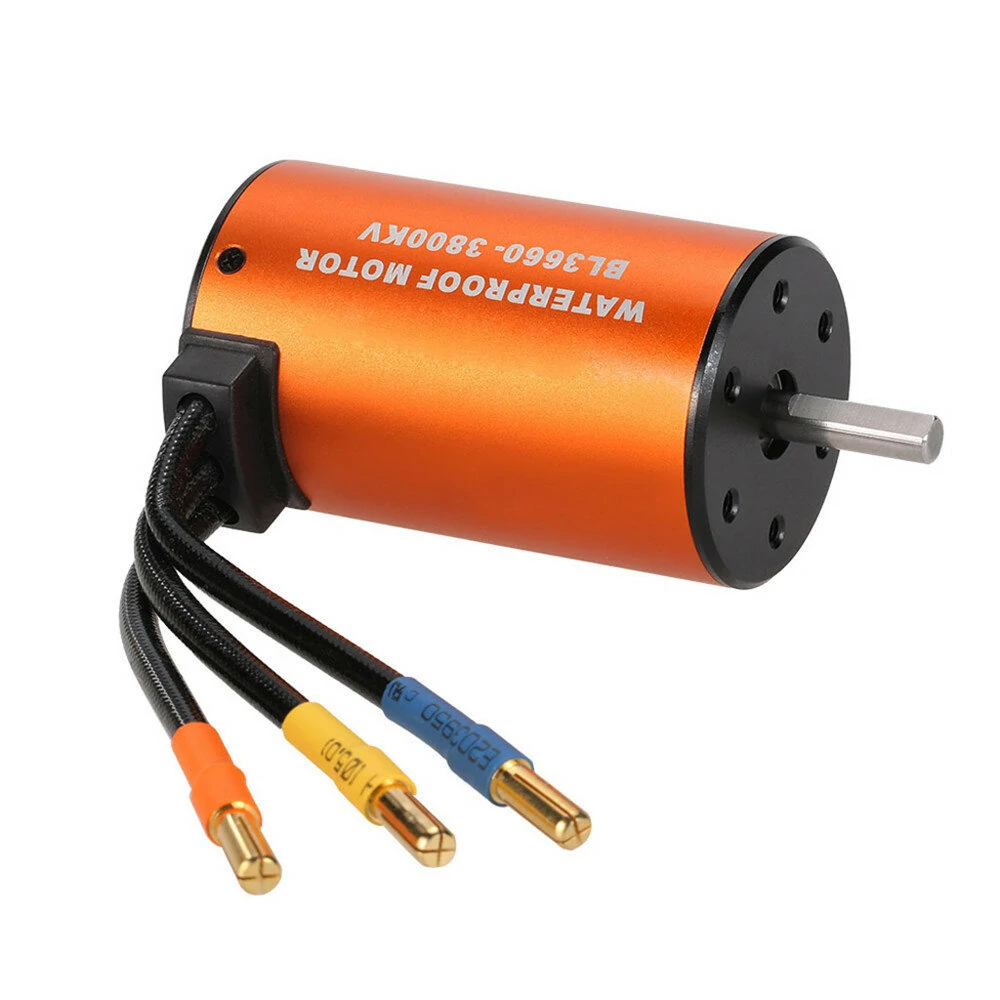 Surpass Hobby 3660 Brushless Waterproof Motor 3300/3800kv for 1/10 RC Car Vehicles Parts - Image 4