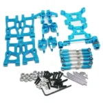 Wltoys 144001 144010 124019 124017 124018 1/14 Metal Upgrade Swing Arm Steering Seat Rear Wheel Seat C Seat RC Car Parts