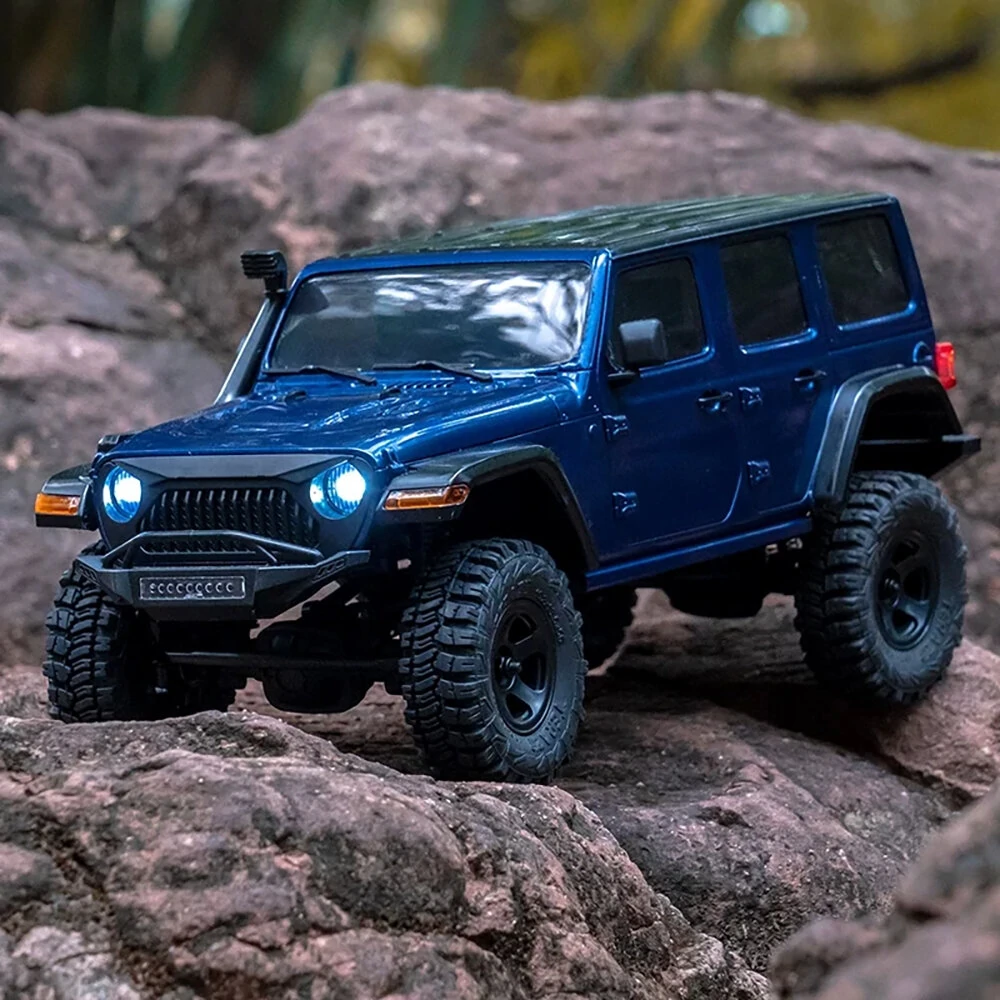 FMS 11804 EazyRC Thunder Storm RTR 1/18 2.4G 4WD RC Car 4x4 Off Road Climbing Truck Rock Crawler LED Lights Mini Simulation Vehicle Electric Remote Control Model Kids Adult Toys - Image 2