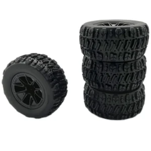 4PCS Upgraded Tires Wheels for Wltoys 144010 MJX 14209 14210 1/14 1/16 RC Cars Vehicles Models Spare Parts