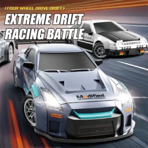 JD Toys JD155-29A/30A/31A RTR 1/24 2.4G 4WD Drift RC Car Mini Race LED Light Remote Control High-Speed Motor On-Road Racing Vehicle Model Boys Gifts Toys