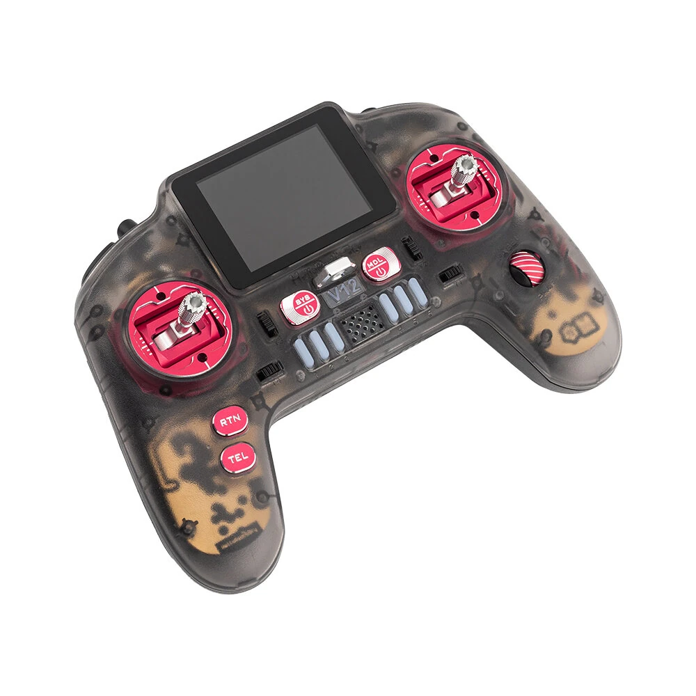 HelloRadioSky V12CNCMAX 2.4GHz Dual Frequency ELRS Radio H7 1000mW 2.4Inch Color Screen Display Hall CNC Aluminum Gimbal Remote Controller for FPV Racer Drone RC Airplane Helicopter - Image 7