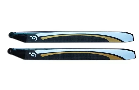 1 Pair FUNFLY 515mm Carbon Fiber Main Blade for GAUI X5 Aglin TREX 550 RC Helicopter