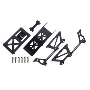 GOOSKY S2 Max RC Helicopter Upgrading Parts Set Carbon Fiber Side Panel + Bottom Support Carbon Plate + Battery Bay to GOOSKY S2 Ultra Modification