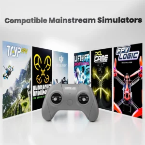 STARTRC Drone S8 Pro FPV Flight Simulator Controller Flight Training System for DJI/LiftOff/DRL/DCL/Uncrash/TryP FPV Racer Drone Beginners/Experienced FPV Pilots