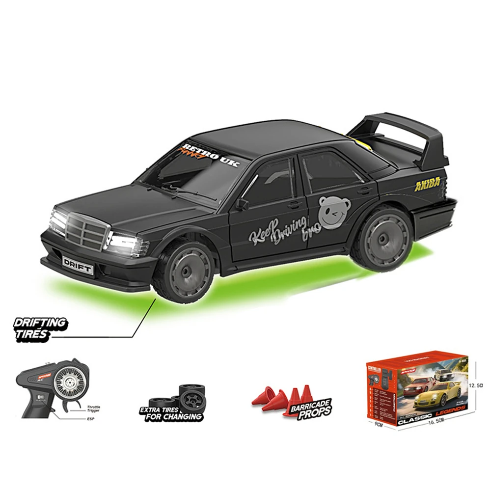 K1/K2/K3 RTR 1/43 2.4G 4WD Mini Drift RC Car Race LED Light Full Scale Desktop Remote Control High-Speed Motor On-Road Racing Vehicle Model Boys Gifts Toys - Image 7