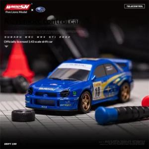 WHOOSH H1 H2 RTR 1/43 2.4G 4WD for Mazda Subaru Officially Licensed Drift RC Car with Gyro Full Proportional Remote Control Mini Race LED Light High-Speed Motor On-Road Racing Vehicle Model Boys Gifts Toys