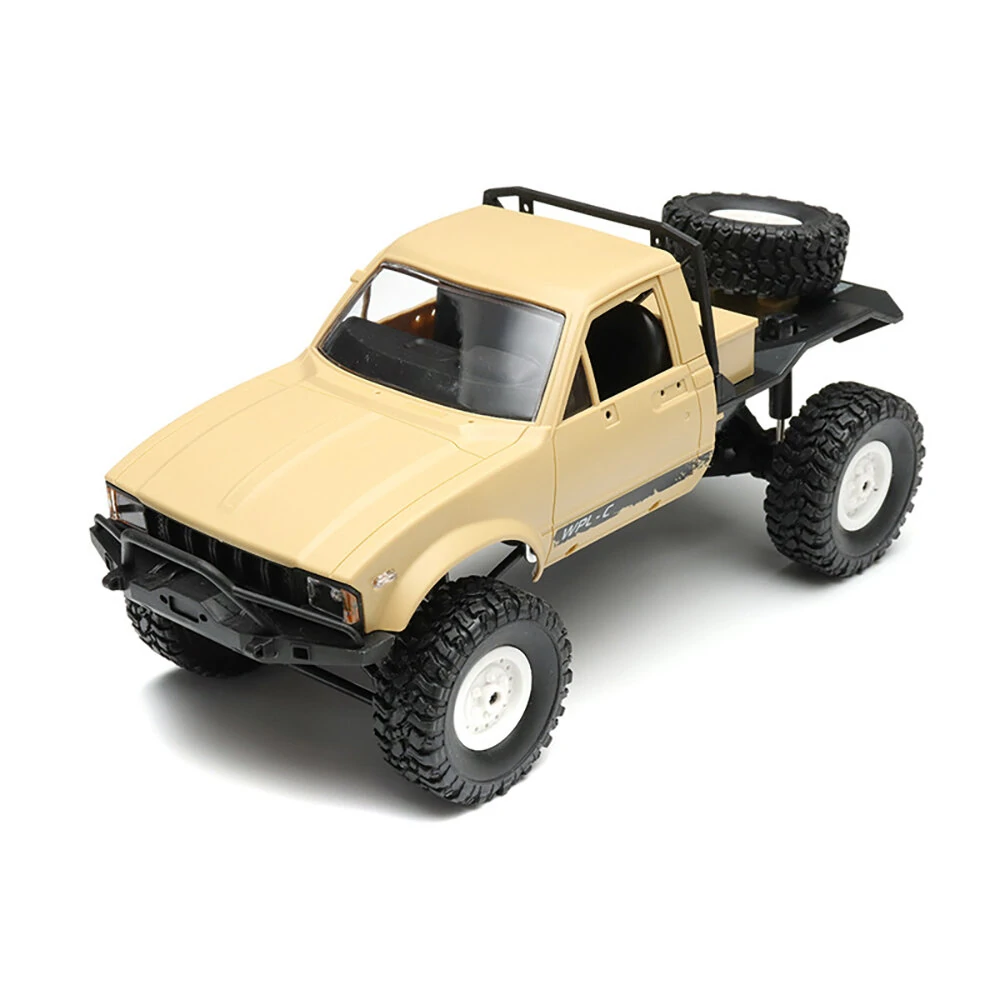 WPL C14 upgrade 1/16 2.4G 4WD Off Road RC Military Car Rock Crawler Truck With LED Full Proportional Control RTR Toys - Image 4