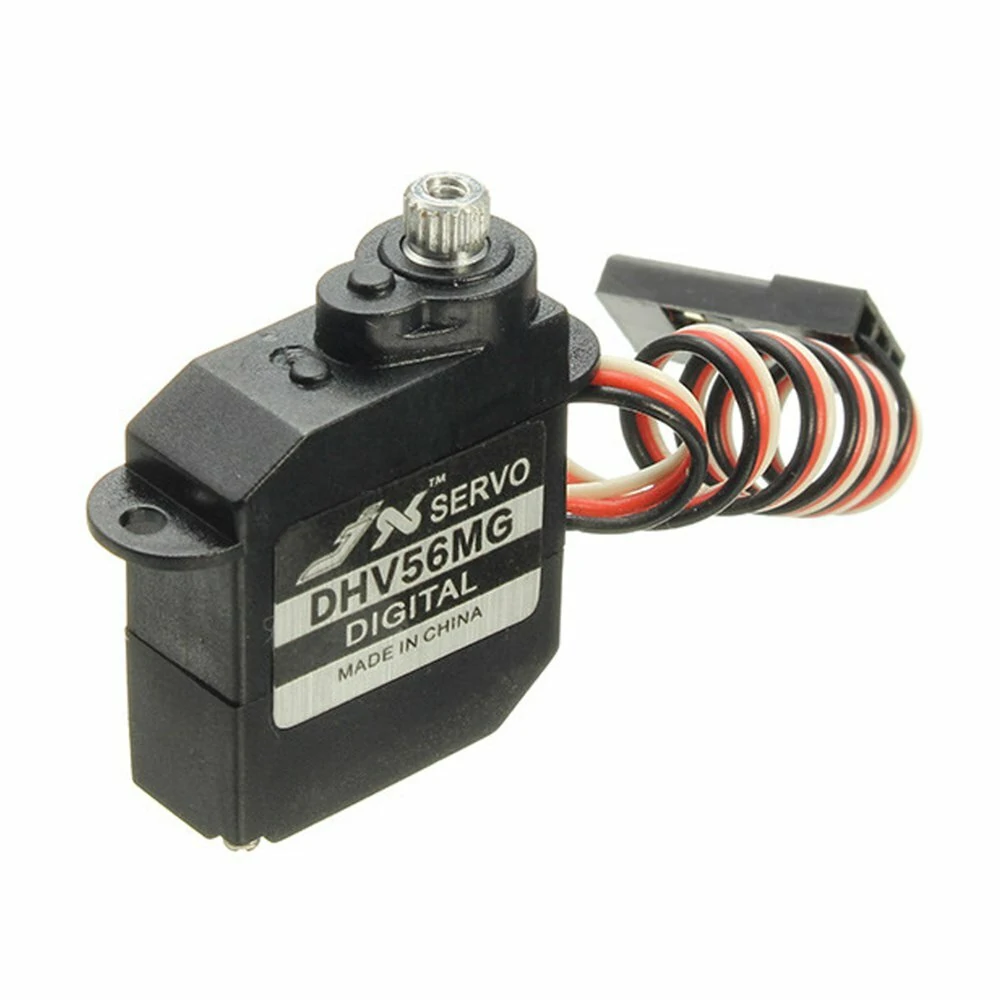 4PCS JX Servo DHV56MG 5.6g DS Digital Coreless MG Metal Gear HV Servo 1.2kg 0.10sec For RC Airplane