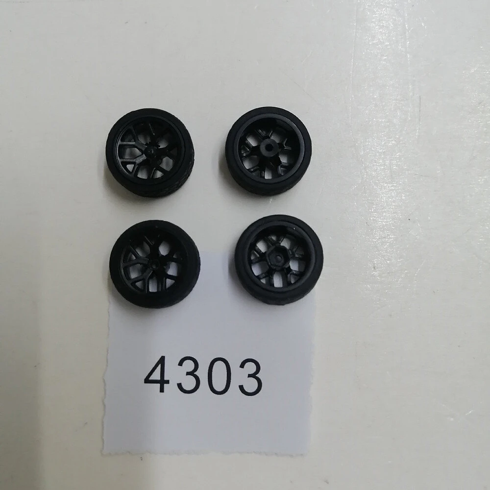 JIABAILE 4301/02/03/04/05/06/07/08/09 1/43 Drift RC Car Parts Racing Soft Drift Hard Tires Wheels Rims Vehicles Models Accessories - Image 9