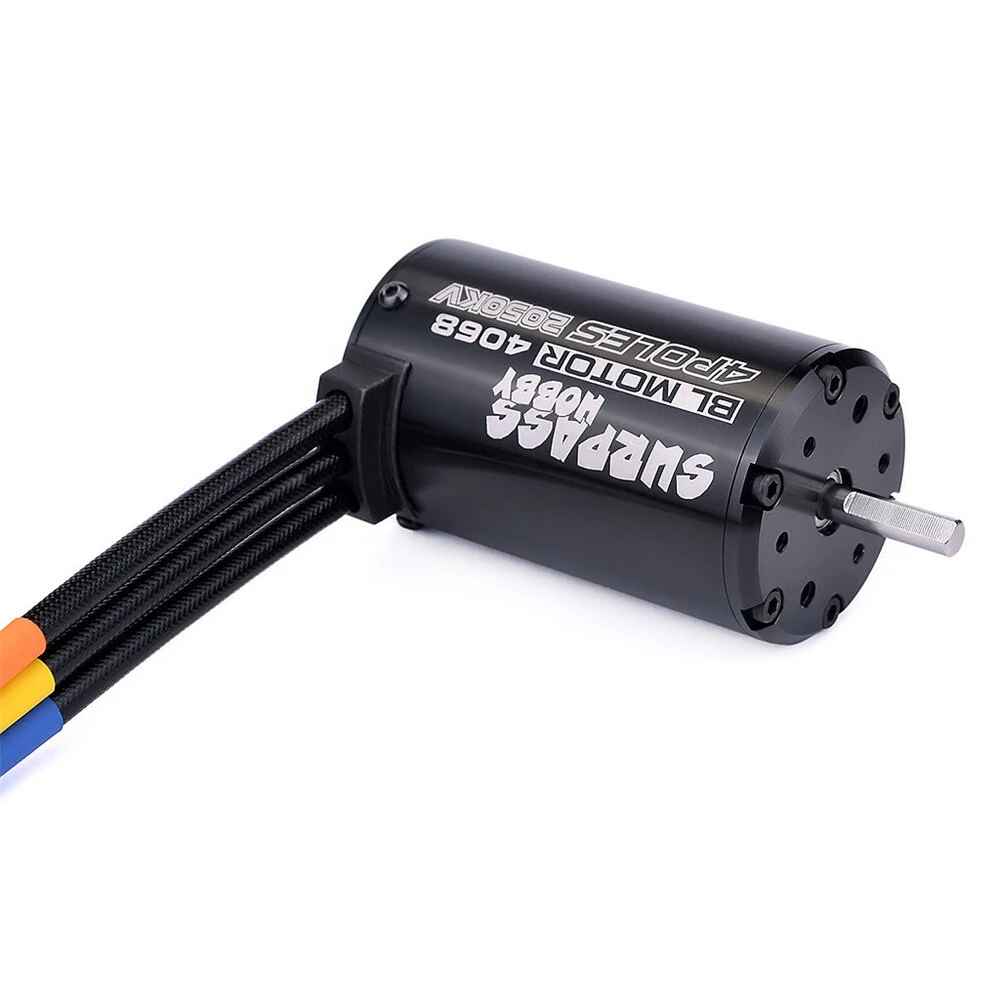 Surpass Hobby 4068 Brushless Waterproof Sensorless Motor 2050KV 120A ESC For 1/8 Cars RC Car Parts - Image 2