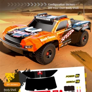 JJRC C8822 Frame Version 1/8 4WD RC Car Desert Off-Road Short Course Truck Vehicles Models without Motor ESC Servo Battery Transmitter Receiver Toys