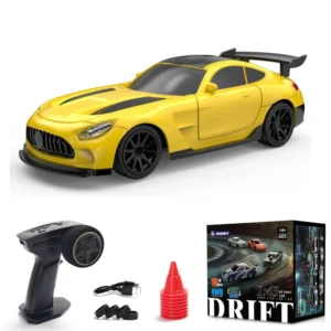 JIABAILE 4304A 4305A 4310 4311 RTR 1/43 2.4G 4WD Drift RC Car Optional Gyro Mini Race LED Light Radio Control High-Speed Motor On-Road Racing Vehicle Model Boys Gifts Toys