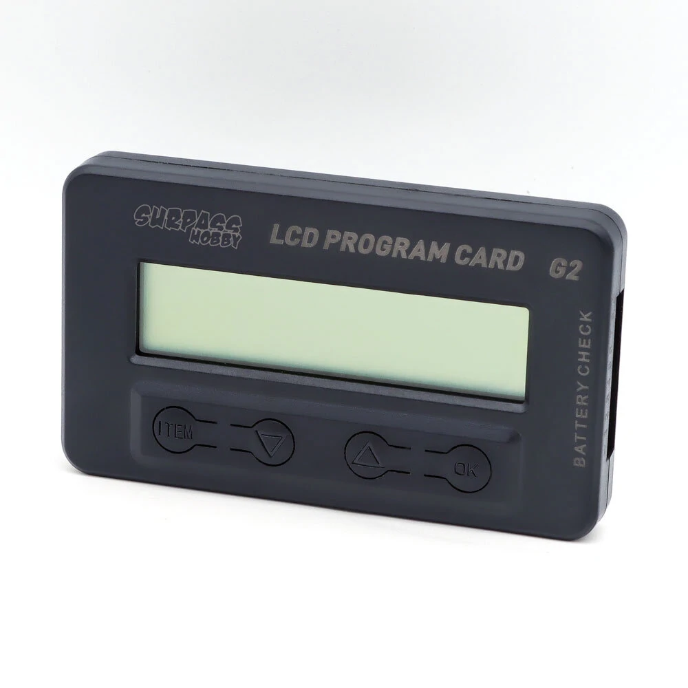 SURPASS-HOBBY G2 Multifunction LCD Program Box for FLIER Series Brushless ESC RC Airplane Parts