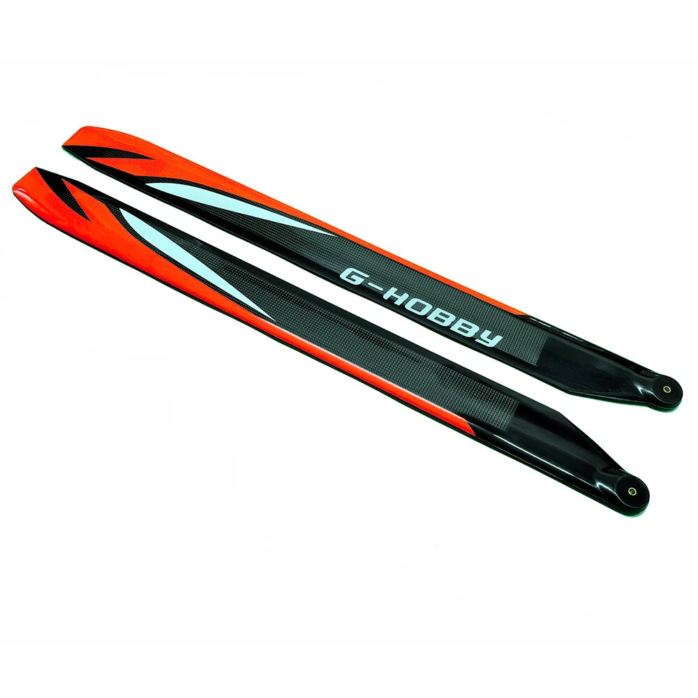 1 Pair G-HOBBY 690mm / 700mm Carbon Fiber Main Rotor Blade Spare Parts for Trex 700 SAB700 X7 RC Helicopter