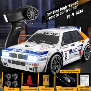 ZLL SG204 PRO RTR 1/24 2.4G 4WD Drift RC Car Mini LED Light Remote Control High Speed On-Road Racing Vehicle Model Boys Gifts Toys