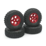 4PCS RC Car Wheel Tire 7mm Hex For JJRC C8801 Austar AX8560 TRX4M 1/18 RC Vehicles Parts