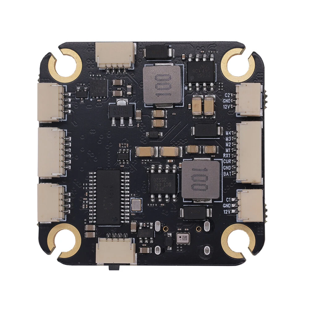 HAKRC H743 2-8S ICM42688 Flight Controller with 5V 12V BEC Output Barometer External MicroSD Card for RC FPV Racing Drones