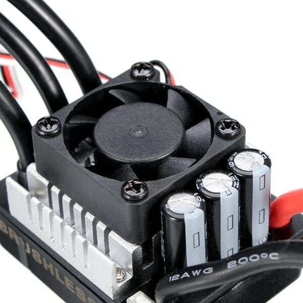 Racerstar 120A ESC Brushless Waterproof Sensorless 1/8 RC Car Part - Image 3