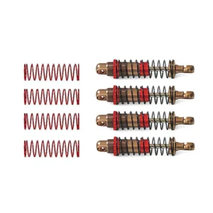 4PCS Upgraded Metal Oil Filled Shock Absorber Dampers for FMS 11810 Mogrich 1/18 Off-Road RC Cars Vehicles Models DIY Modification Spare Parts Accessories P24-BZ02