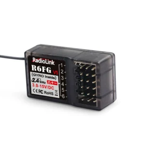 Radiolink R6FG 2.4GHz 6CH FHSS Long Range Reveiver with Gyro for RC Car Boat RC8X RC6GS V2/V3 RC4GS V2/V3 T8FB T8S Transmitter