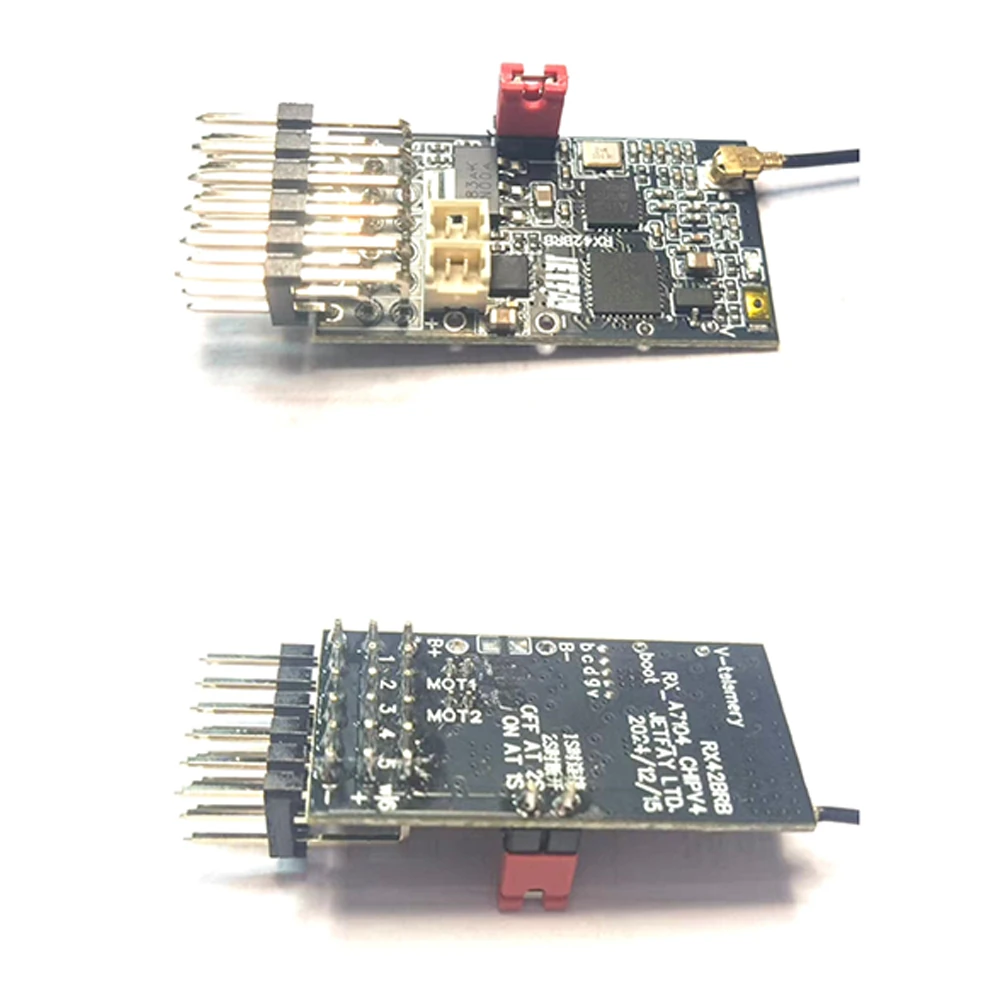 RX42BRB Multi-protocol 6CH Mini Compatible RC Receiver with Dual Brushed 7.5A ESC for Flysky Wfly Microzone Radio Transmitter - Image 4