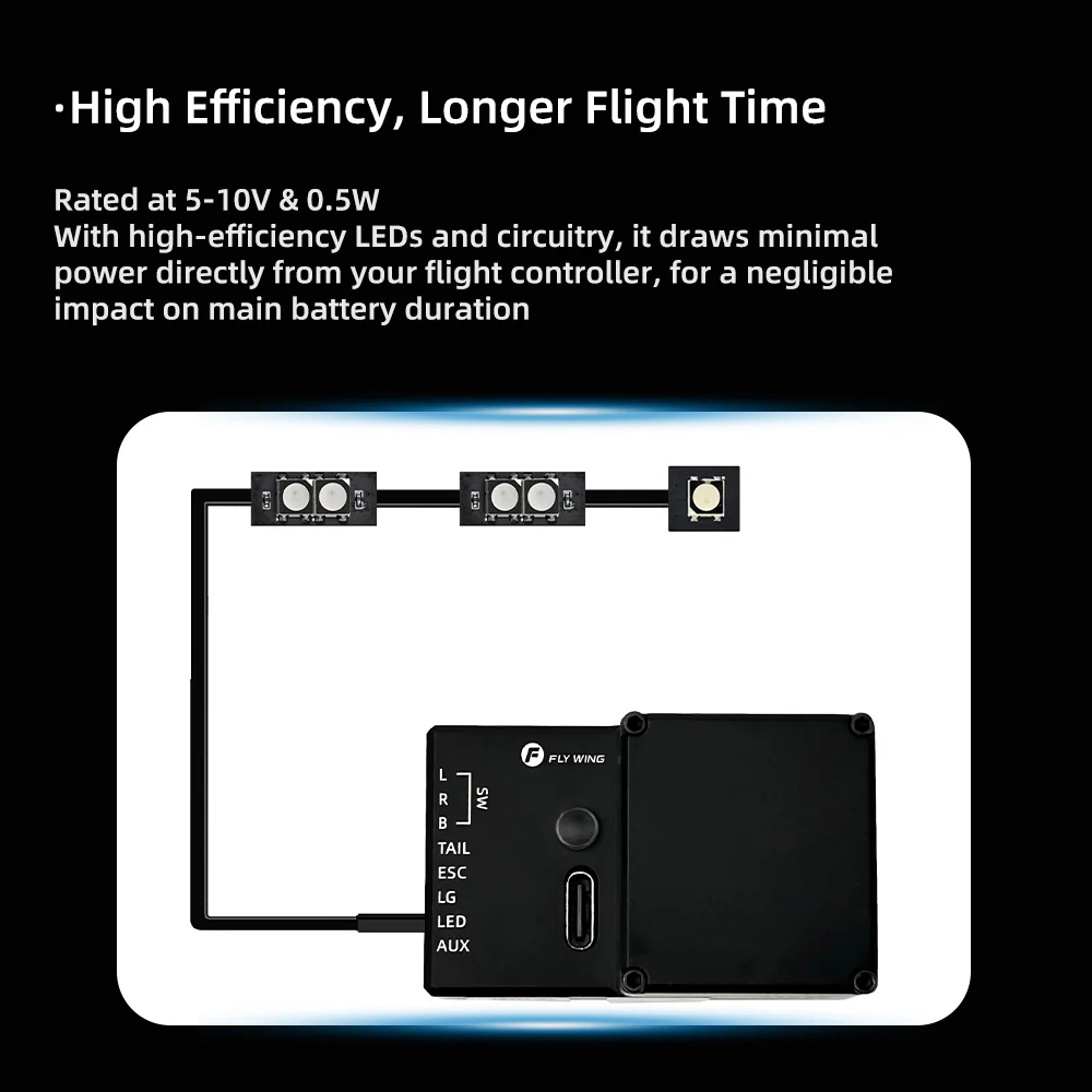 FLY WING Scale LED Light Strip Set Only for ACE SCALE RC Helicopters - Image 4