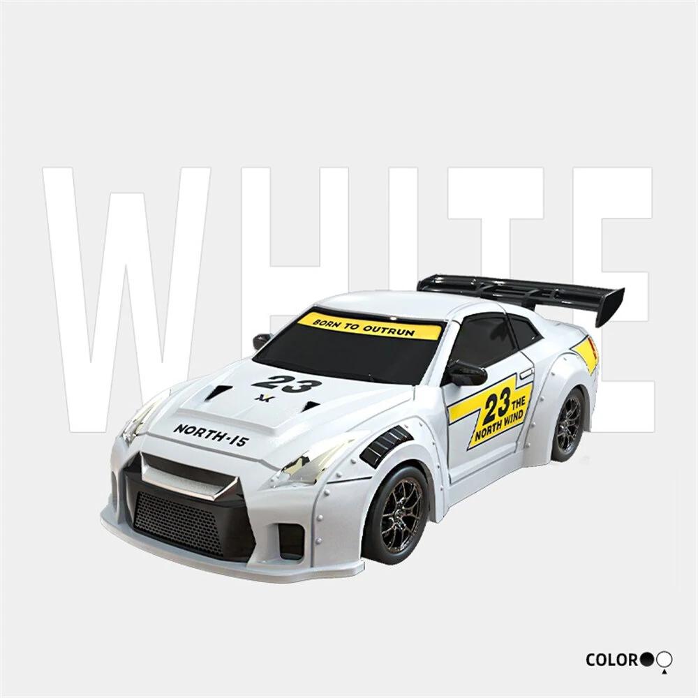 S916 RTR Mini 1/43 2.4G 4WD Drift RC Car Gyro GTR Race LED Light Full Scale Remote Control High-Speed Motor On-Road Racing Vehicle Model Boys Gifts Toys - Image 5