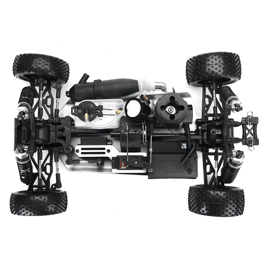 VRX RH1007B 1/10 2.4G 4WD RC Car 75km/h Two Speed High Speed Force.18 Gas Engine RTR Truck - Image 4