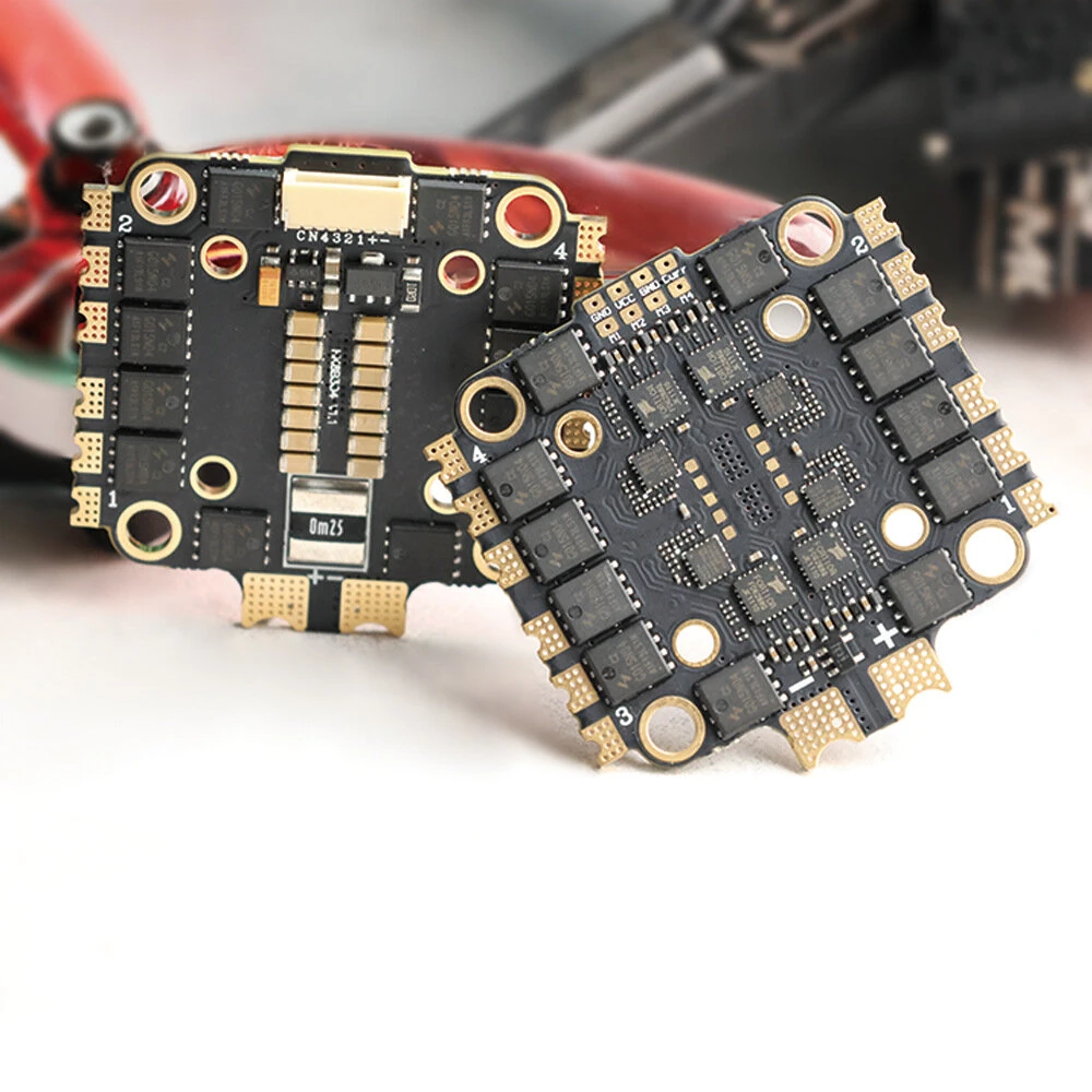 20*20mm / 30.5*30.5mm HAKRC 8B50A 2-6S 8Bit 50A 4in1 Brushless ESC Supports PWM Oneshot125 Multishot Dshot600 for RC FPV Racing Drones - Image 7