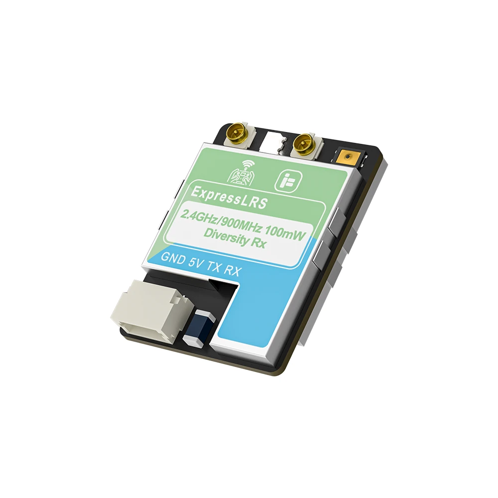 iFlight ExpressLRS 2.4GHz/900MHz ELRS 100mW Dual-Band True Diversity RX Receiver with Dual Antenna Support Gemini / True Diversity / Gemini Xrossband for FPV RC Drones - Image 4