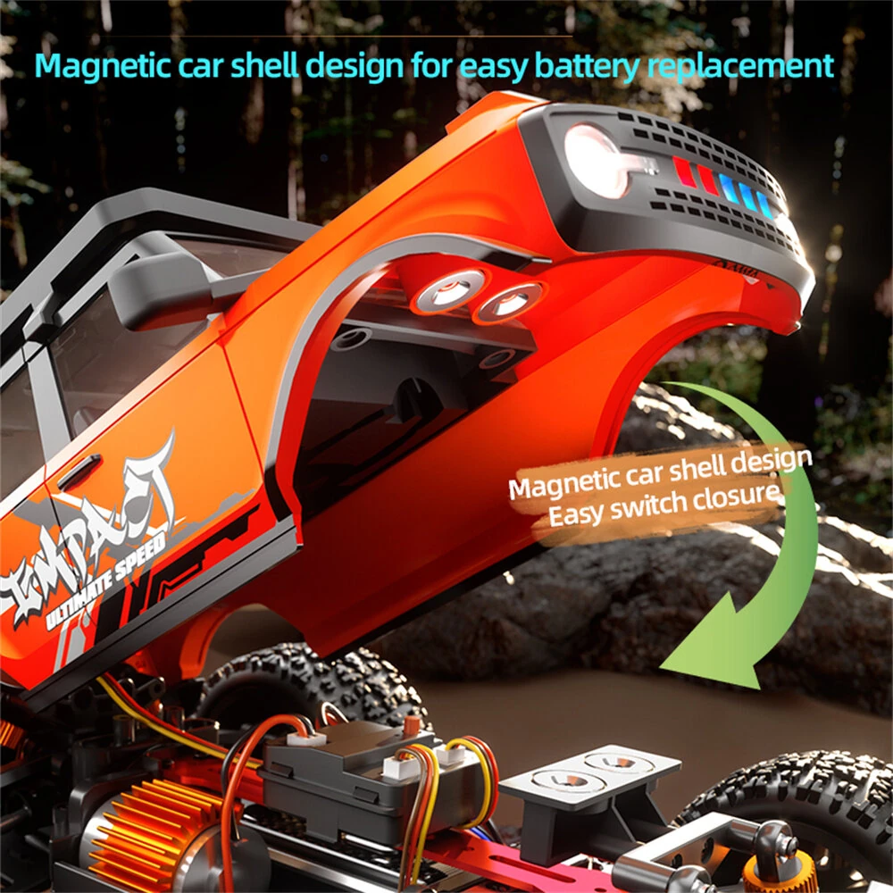 ZLL SG201 PRO/MAX RTR 1/20 2.4G 4WD 40km/h 55km/h Brushed/Brushless RC Car Off-Road Truck LED Lights Metal Drive Shafts Full Proportional Vehicles Models Toys - Image 5