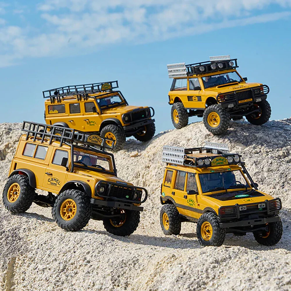 FMS FCX24M RTR 1/24 2.4G 4WD RC Car for Land Rover Camel Trophy Edition Rock Crawler Off-Road Climbing Truck Two Speed LED Lights Vehicles Models Oil Filled Shocks Toys - Image 4