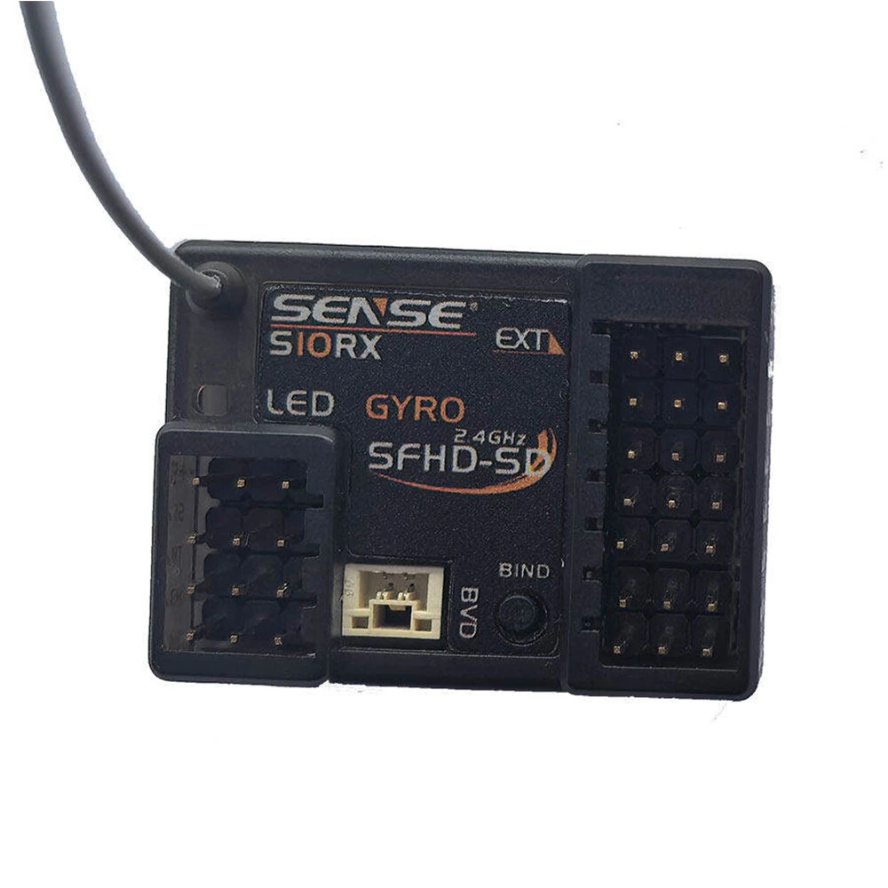 SENSE S10 2.4GHz 10CH Transmitter SFHD-SD Protocol 3.13inch Color Screen Display Wireless Radio Controller with S10RX Bulit-in Gyroscope Receiver for RC Car Boat Models - Image 6